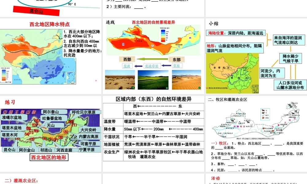 2014年八年级地理下册 第八章 第一节 自然特征与农业课件 （新版）新人教版
