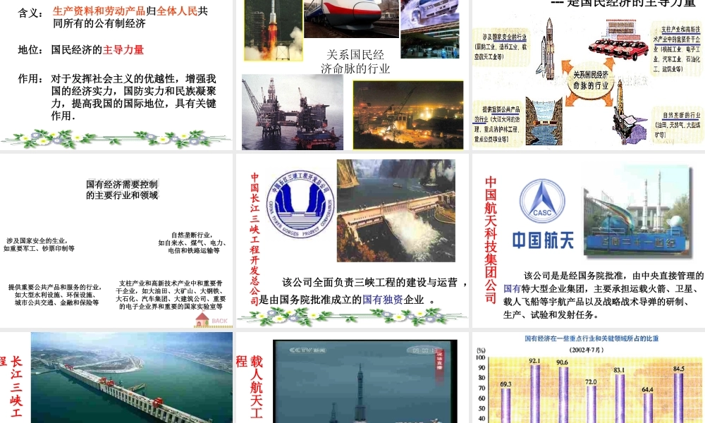 2014年秋九年级政治全册 第七课 第1框 造福人民的经济制度课件 新人教版