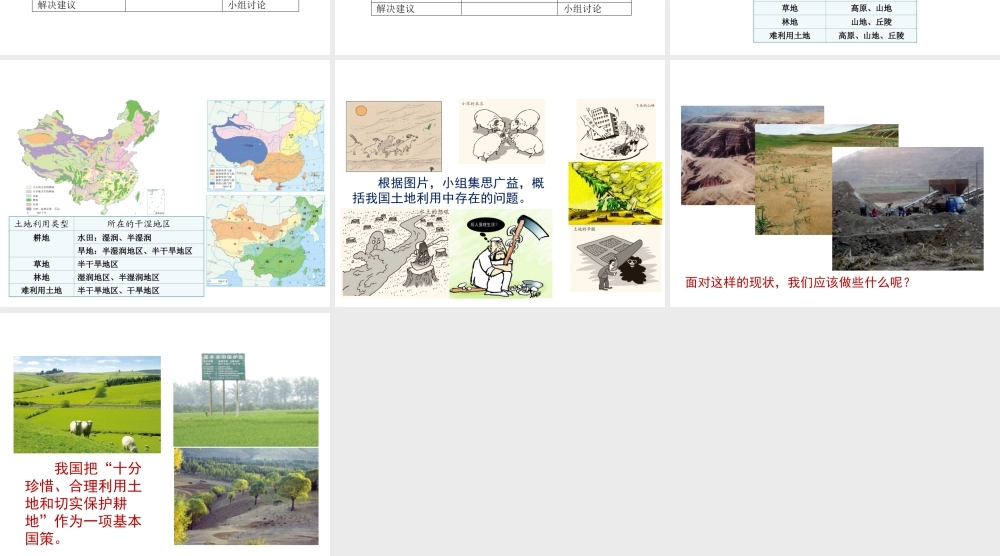 2014-2015学年八年级地理上册 3.2 土地资源（第2课时）课件 （新版）新人教版