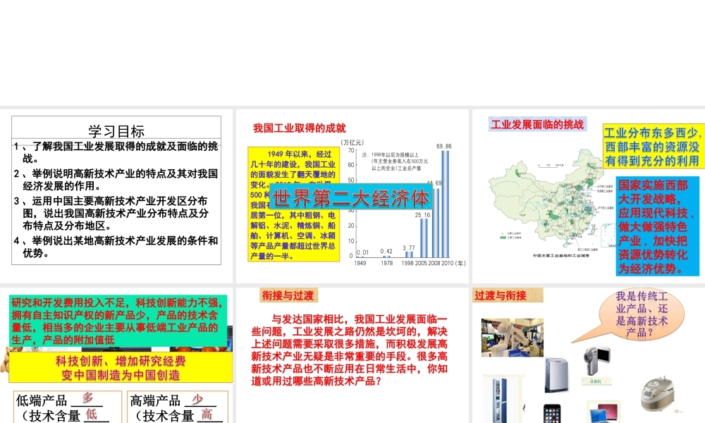 2014-2015学年八年级地理上册 第4章 第2节 持续协调发展工业（第2课时）课件 （新版）商务星球版