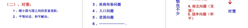 2014年秋九年级政治全册 第一课 第三框 村里的烦恼也不少课件 人民版