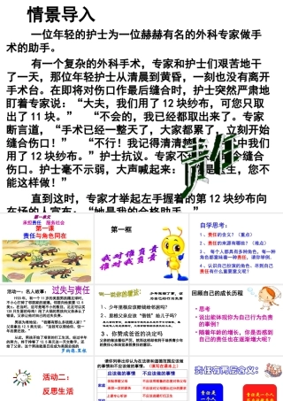 2014年秋九年级政治全册 第一课 第一节 我对谁负责 谁对我负责课件1 新人教版