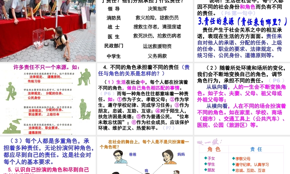 2014年秋九年级政治全册 第一课 第一节 我对谁负责 谁对我负责课件2 新人教版
