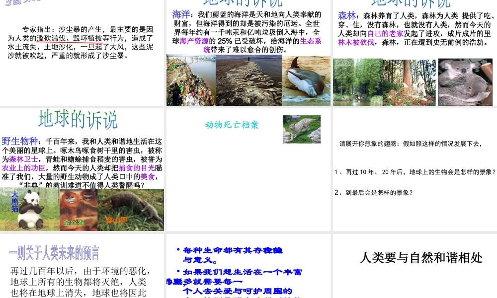 2014年秋七年级政治上册 第一单元 第一课 多彩的生命世界课件 鲁教版