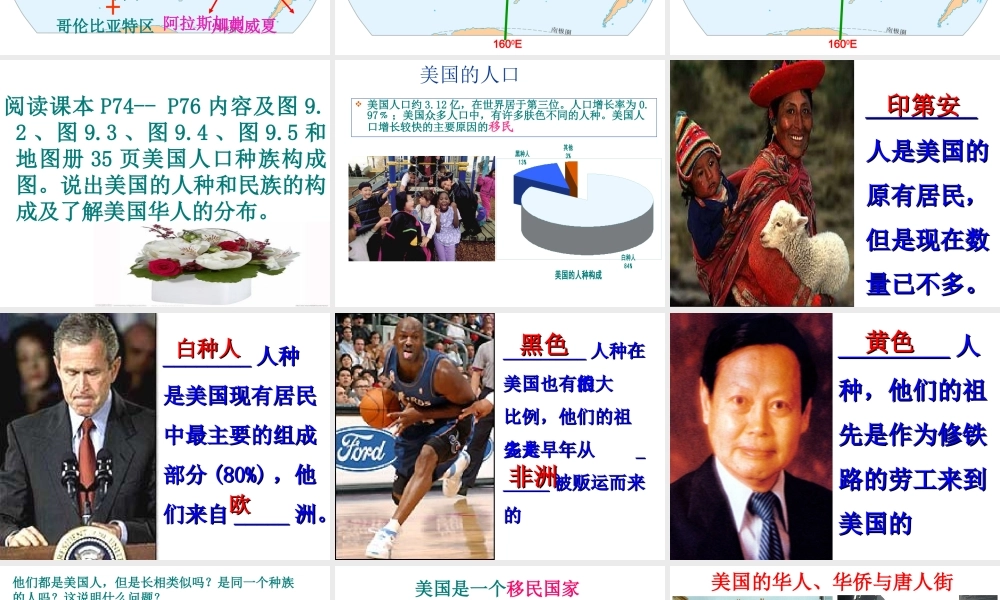 2014七年级地理下册 第九章 第一节 美国（第一课时）课件 新人教版