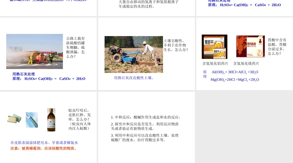 2014九年级化学下册《10.2 酸和碱的中和反应》（第1课时）同步教学课件 （新版）新人教版