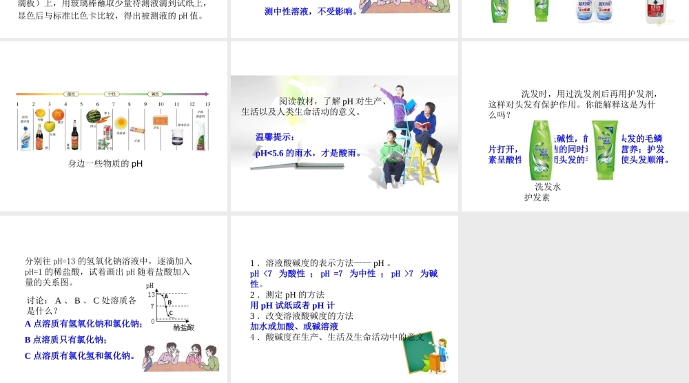 2014九年级化学下册《10.2 酸和碱的中和反应》（第2课时）同步教学课件 （新版）新人教版