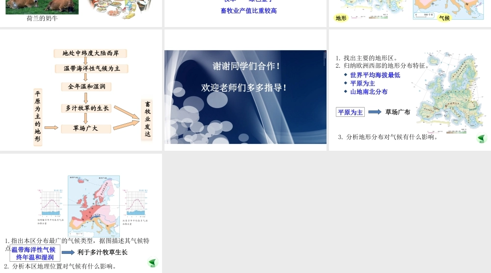 2014七年级地理下册《8.2欧洲西部》同步教学课件2 （新版）新人教版