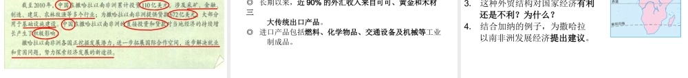 2014七年级地理下册《8.3撒哈拉以南的非洲》同步教学课件 （新版）新人教版