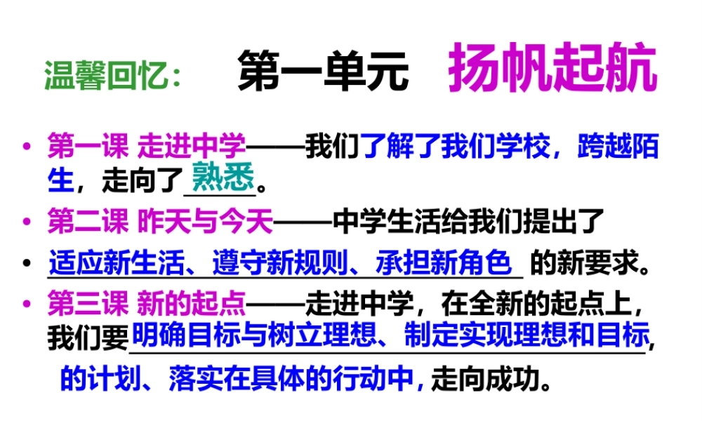 2014年秋七年级政治上册 第二单元 第四课 工欲善其事 必先利其器课件 教科版