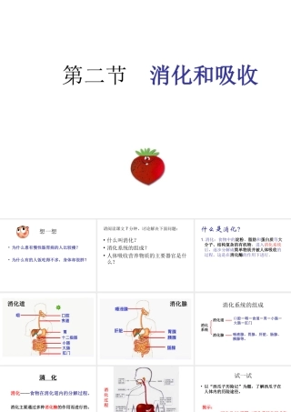 2014七年级生物下册 2.2 消化与吸收课件1 新人教版