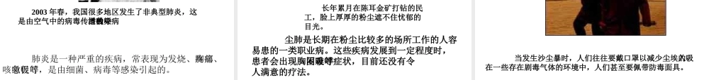 2014七年级生物下册 3.1 呼吸道对空气的处理课件 新人教版