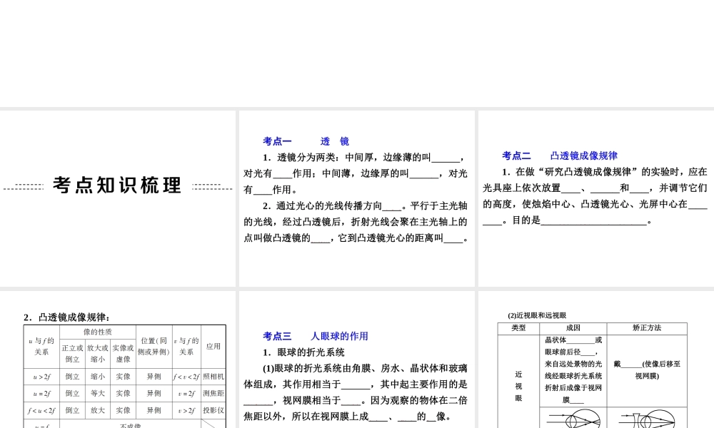 2014年中考科学专题复习 第二部分 物质科学一 13 波（二）（含13年中考典例）课件