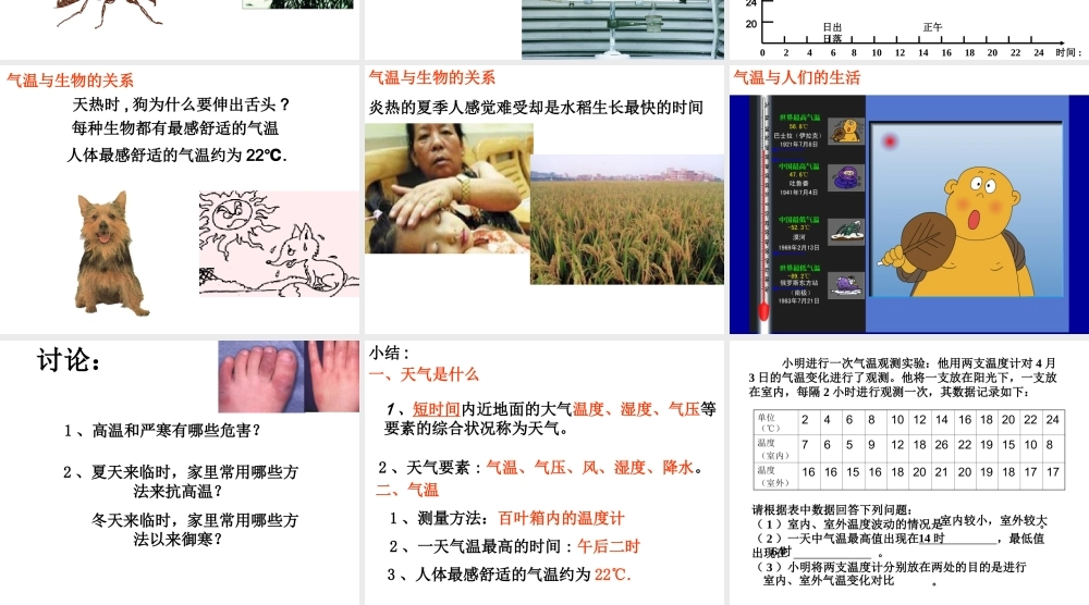 2014秋八年级科学上册 2.2 气温课件 浙教版