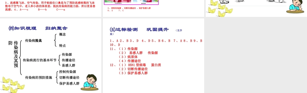 2015春八年级生物下册 第八单元 第一章 第一节 传染病及其预防课件 新人教版