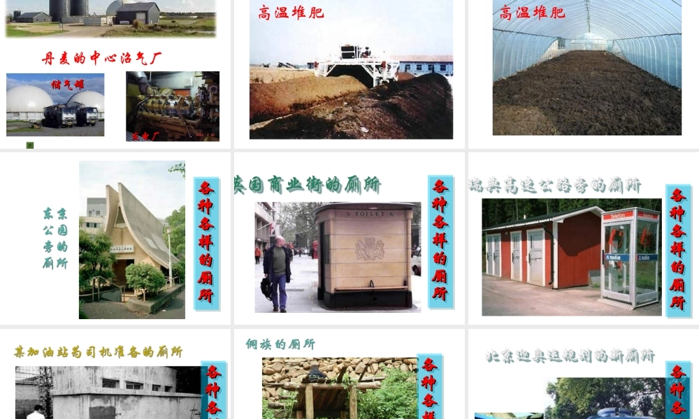 2014七年级生物下册 5 人体内废物的排出 人粪尿的处理课件1 新人教版