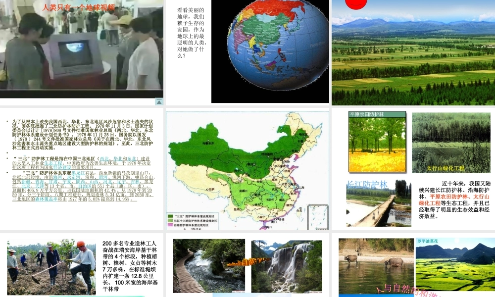 2014七年级生物下册 7.1 分析人类活动对生态环境的影响课件1 新人教版