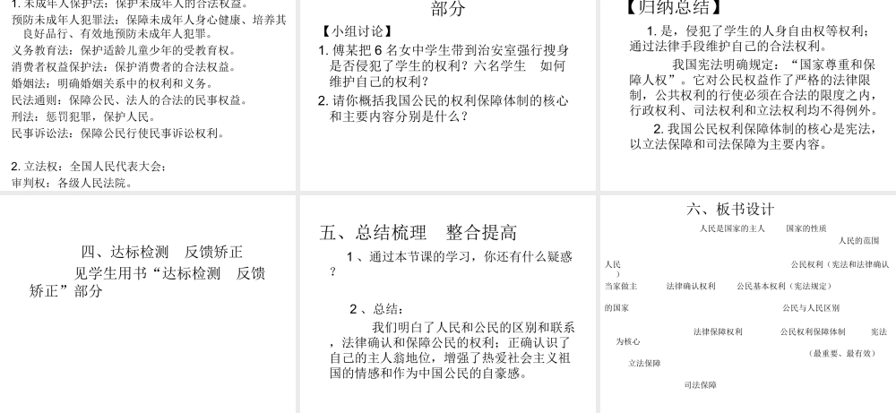 2015春八年级政治下册 第一课 第一框 人民当家做主的国家课件 新人教版