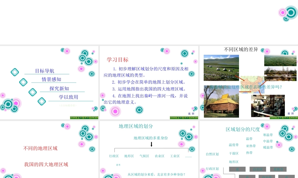 2015年八年级地理下册 5.1 四大地理区域的划分课件 （新版）湘教版