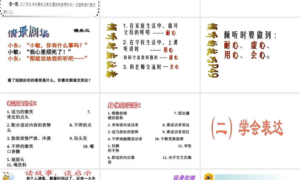 2014年秋八年级政治上册 第4课 第2框 交往讲艺术课件 鲁教版