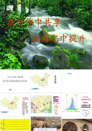 2015年八年级地理下册《第八章 第五节 黄土高原的区域发展与居民生活》课件 （新版）湘教版