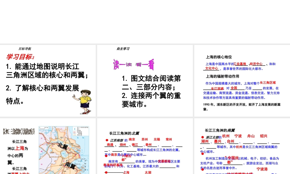 2015年八年级地理下册《第七章 第四节 长江三角洲区域的内外联系》课件 （新版）湘教版