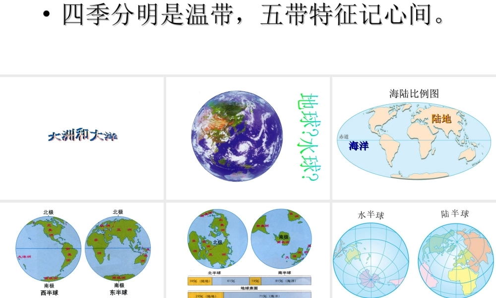 2014秋七年级地理上册 第二章 第一节 大洲和大洋课件2 （新版）新人教版