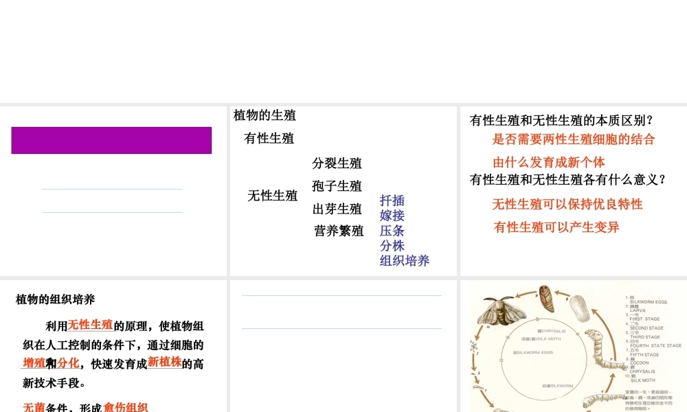2015年八年级生物下册 第七单元 生物圈中生命的延续和发展复习课件 新人教版