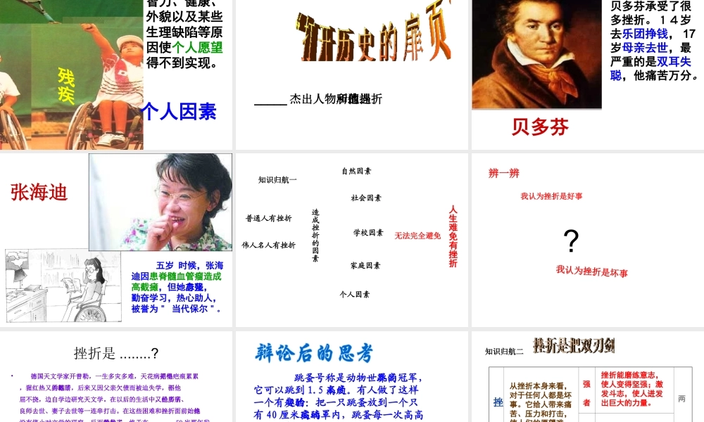 2014秋七年级政治上册 第四单元 第九课 第一框 生活中的风风雨雨课件 鲁教版