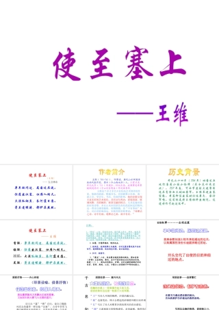 2017八年级语文上册 第三单元 第12课《唐诗五首》使至塞上课件 新人教版