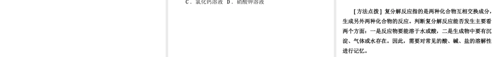 2015九年级化学下册 8.4 常见的盐（第2课时）盐的化学性质 复分解反应发生的条件精品课件 （新版）粤教版