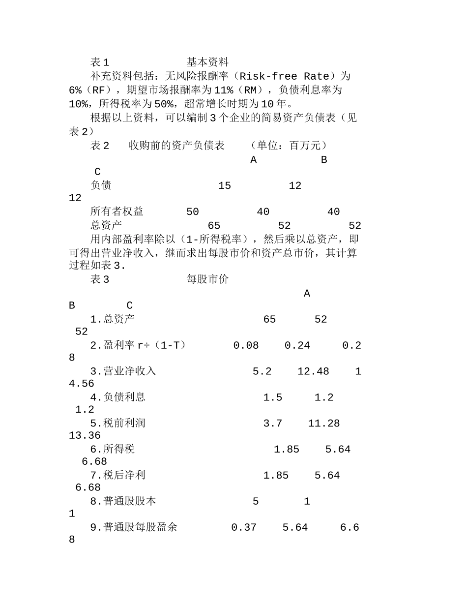 现金流量折现法在企业价值评估中的运用分析研究  财务管理专业_第3页