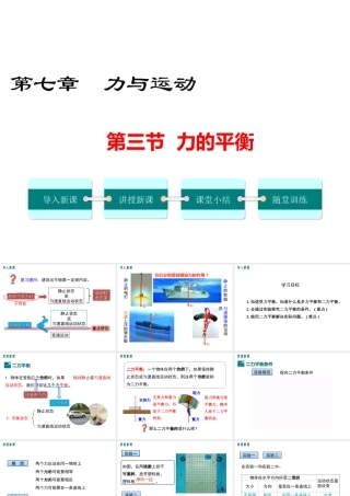 3.第三节  力的平衡课件