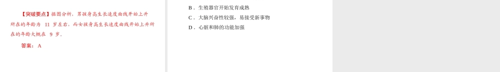 《随堂优化训练》2011年八年级生物上册 第6单元 第19章 第1节 人的生殖和发育 配套课件 北师大版