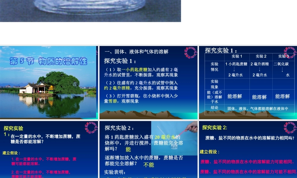 4.5物质的溶解性