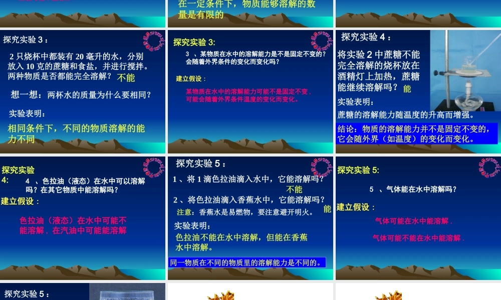 4.5物质的溶解性