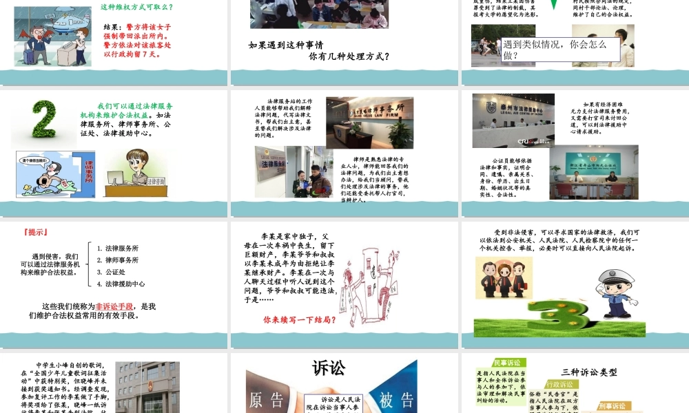 5.3  善用法律   教学优质课件