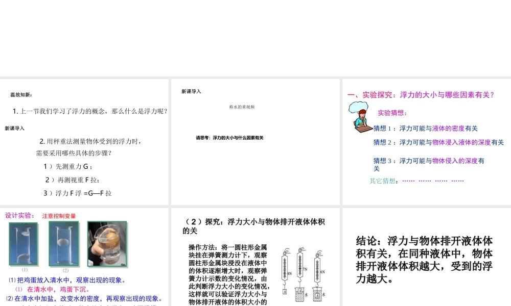 9.2阿基米德原理课件