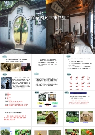 9.从百草园到三味书屋课件