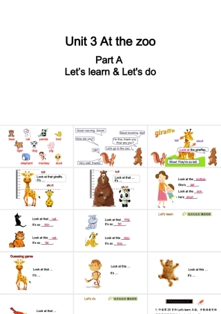 A Let's learn&Let's do课件