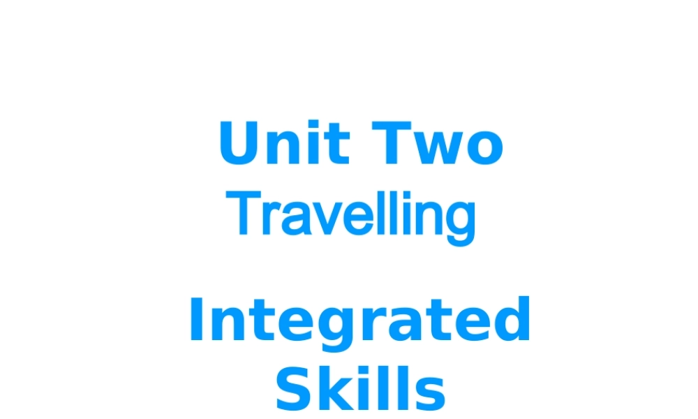 integrated skills