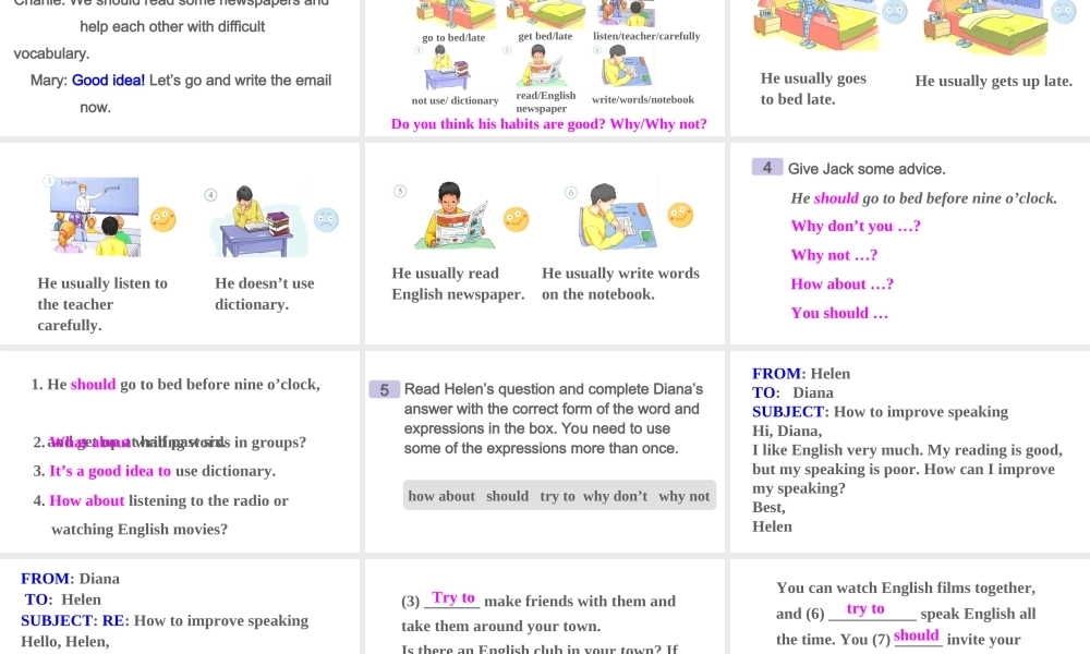Module 1 Unit 3课件