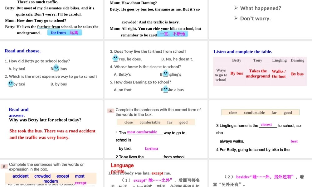 Module 4 Unit 1课件