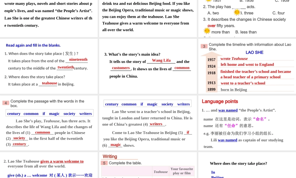 Module 5 Unit 2课件