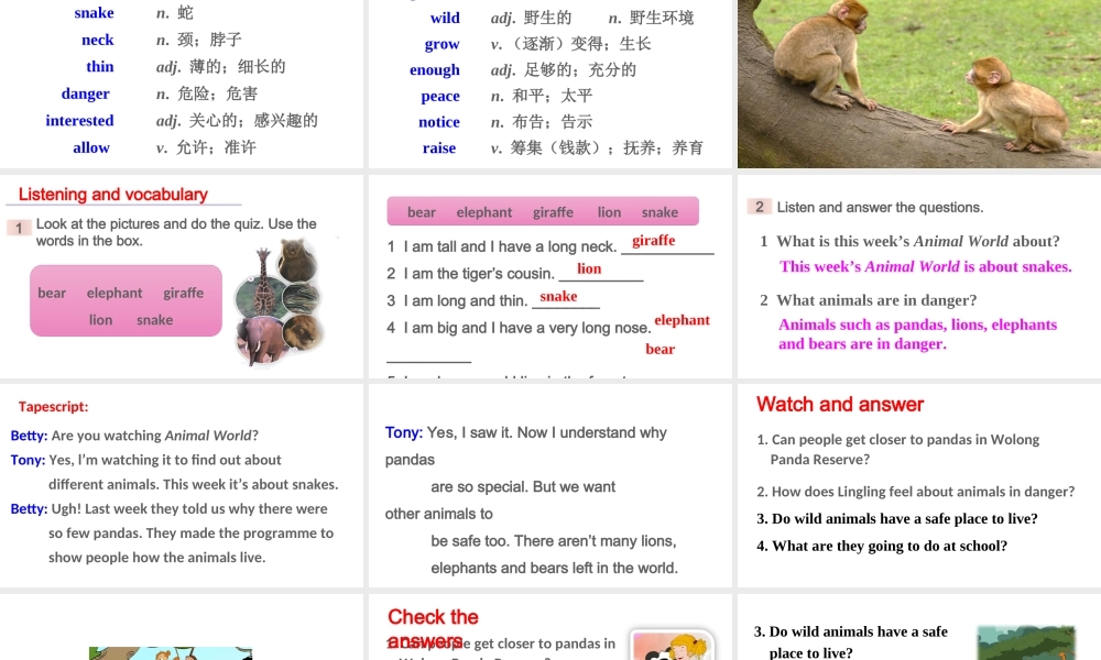 Module 6 Unit 1课件