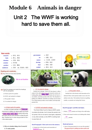 Module 6 Unit 2课件