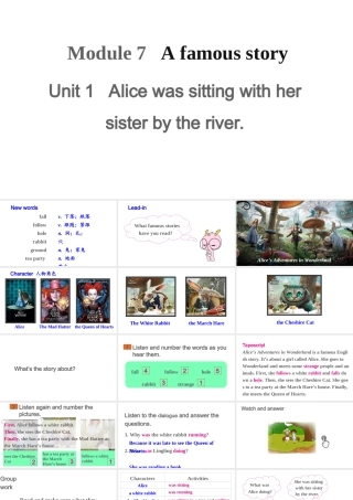 Module 7 Unit 1课件