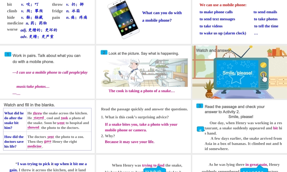 Module 8 Unit 2课件