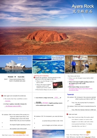 Module 10 Unit 1课件