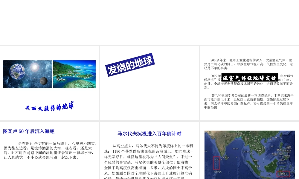 2019年春八年级语文下册 第二单元 综合性学习 倡导低碳生活课件 新人教版